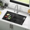 30&rdquo; Undermount 16 Gauge Workstation Kitchen Sink Single Bowl with WorkFlow&trade; Ledge and Accessories